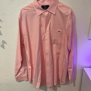 Vineyard Vines Pink button down—>L
